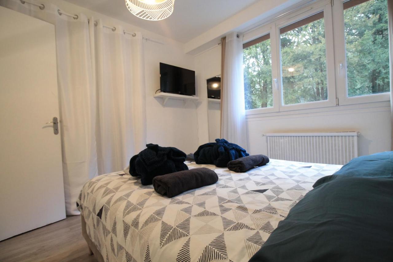 Derniere Reservations Avant Indisponibilite En Septembre Pour 12 Mois, Illimites Jacuzzi Spa Bain A Remous Interieur, Sauna Interieur, Parking Reserve, Vue Et Acces Parc, Prestations Uniques, 1Er Etage คอร์เบล-เอซองส์ ภายนอก รูปภาพ