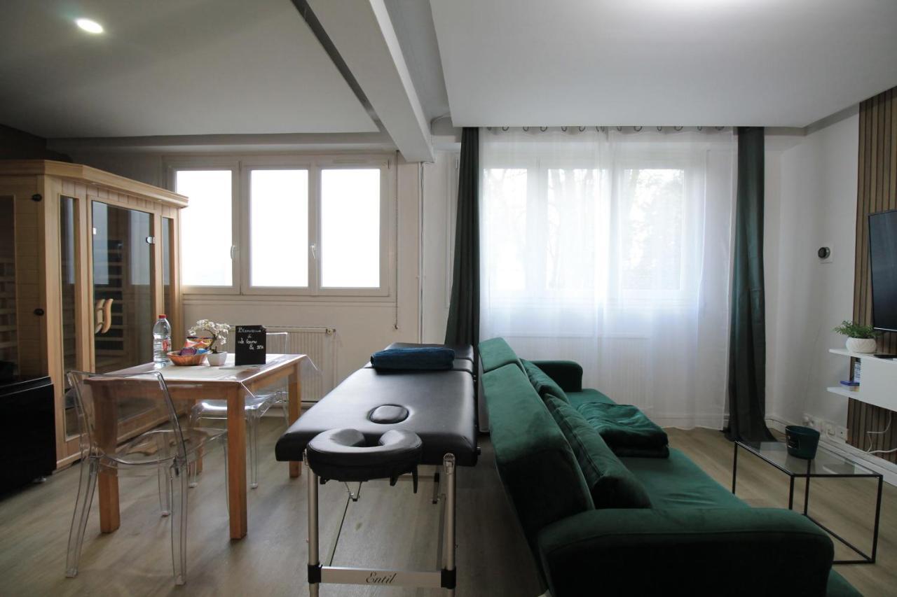 Derniere Reservations Avant Indisponibilite En Septembre Pour 12 Mois, Illimites Jacuzzi Spa Bain A Remous Interieur, Sauna Interieur, Parking Reserve, Vue Et Acces Parc, Prestations Uniques, 1Er Etage คอร์เบล-เอซองส์ ภายนอก รูปภาพ